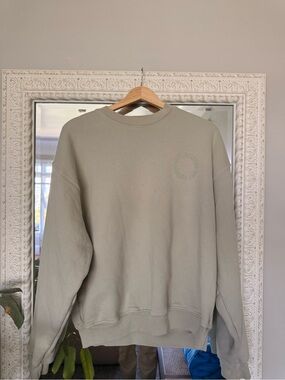 SET Active Crewneck Sweatshirt in Light Sage
